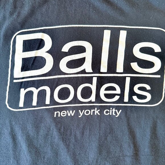 Balls Models Funny Tshirt Zoolander Unisex XL - Picture 2 of 7